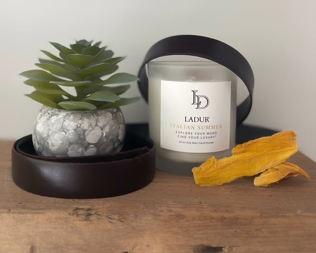 Italian Summer – Luxury Soy Candle, Net 08 oz | Wooden Wick | Citrus & Soft Floral
