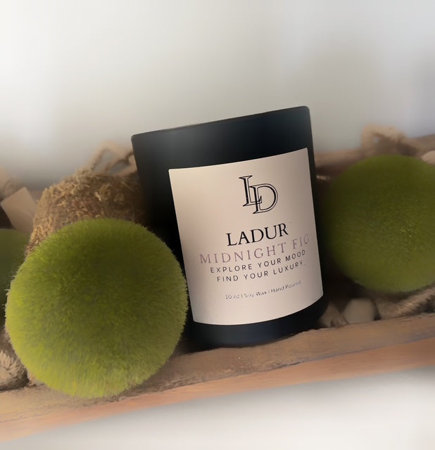 Midnight Fig – Luxury Soy Candle, Net 08 oz | Wooden Wick | Warm Fig & Soft Woods