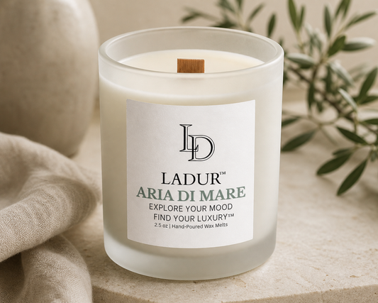 Aria di Mare – Soy Candle, Net 08 oz | Wooden Wick | Airy Coastal Freshness