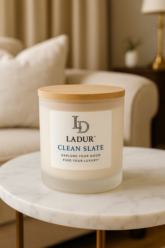 Clean Slate – Soy Candle, Net 08 oz  | wooden Wick | Fresh & Airy