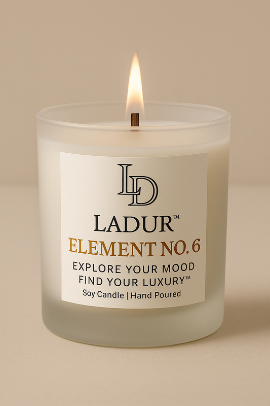 Element No. 6 – Luxury Soy Candle | Wooden Wick | 8 oz Net Wt