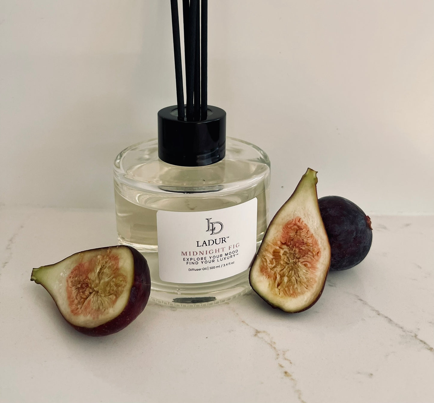 Midnight Fig – Luxury Reed Diffuser, 100 mL | Warm Fig & Soft Woods